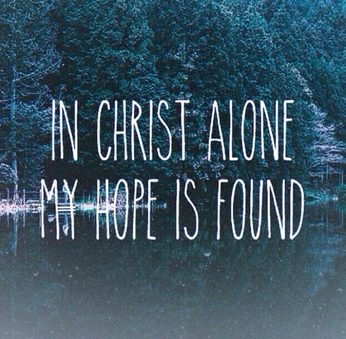 He is my light, my strength, my song 